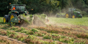 Farming Tractor in the Rift Valley in Kenya