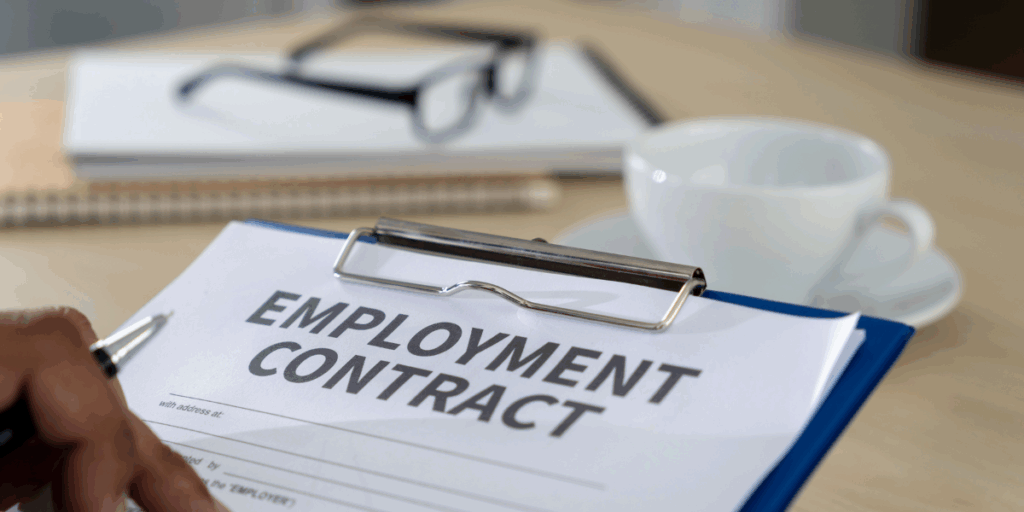 Business transaction documents for employment