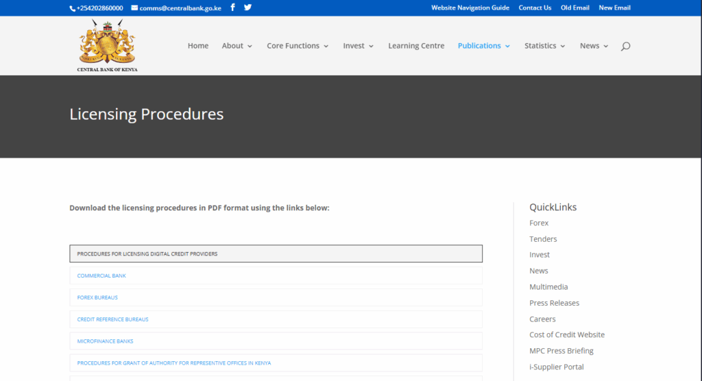 Central bank of Kenya