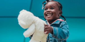 A Child custody in Kenya child smiling