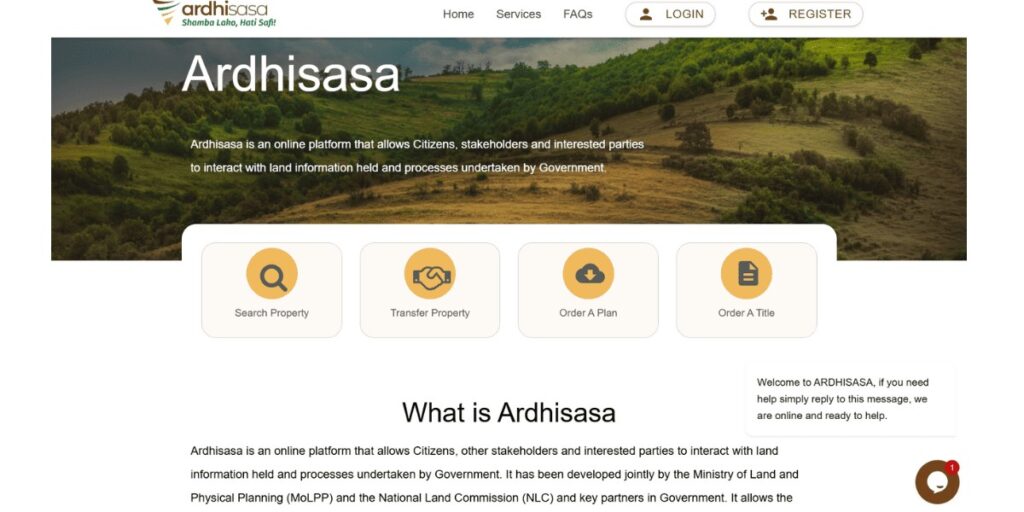 1 property transactions in Kenya ardhi sasa 1