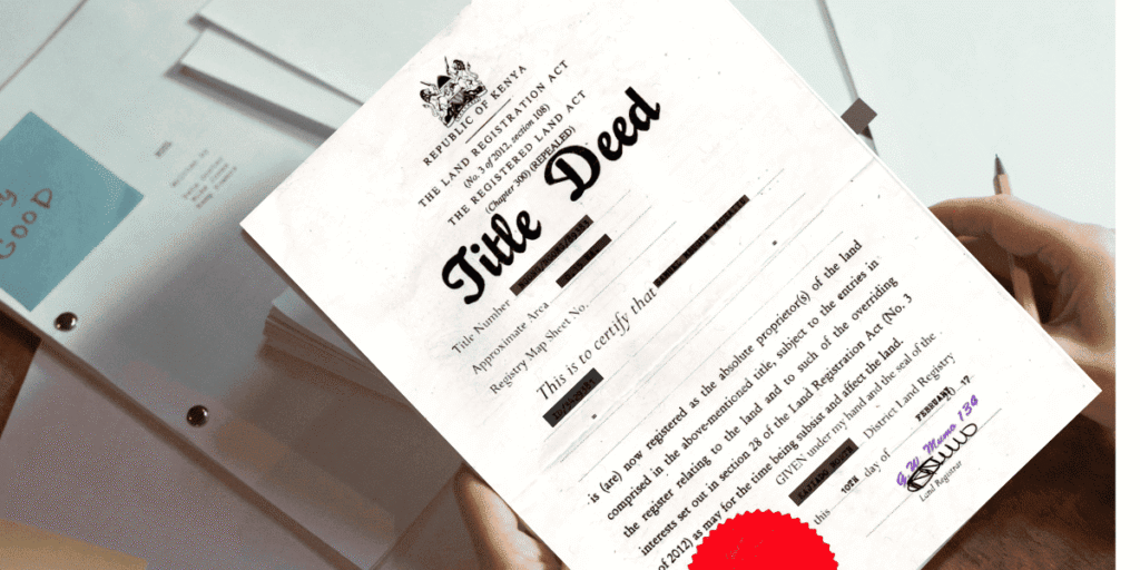 1 Replace a Lost Title Deed in Kenya